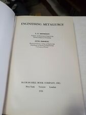 Engenharia Metalúrgica por Mondolfo L.F., Otto Zmeskal 1955, usado comprar usado  Enviando para Brazil