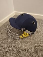 Woodworm Adult Senior Navy Cricket Helmet, used for sale  Shipping to South Africa
