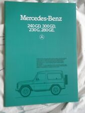 Mercedes 240gd 300gd d'occasion  Expédié en Belgium