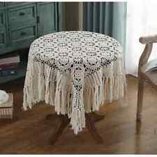 Conjunto de mesa borla campo nórdico toalha de mesa de renda crochê toalha de mesa redonda comprar usado  Enviando para Brazil