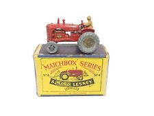 Vintage MATCHBOX LESNEY No4A MASSEY HARRIS TRACTOR WITH ORIGINAL BOX Excellent  for sale  Shipping to South Africa