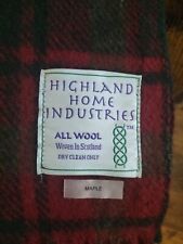 Scottish wool throw for sale  PORT TALBOT