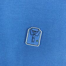 Camisa polo masculina LACOSTE azul algodão manga curta tamanho XS/2 comprar usado  Enviando para Brazil