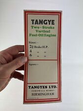 VINTAGE C.1930 TANGYE TWO STROKE VERTICAL FUEL-OIL ENGINE BROCHURE~STATIONARY for sale  Shipping to South Africa
