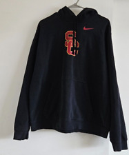 Nike USC Trojans Black Hoodie Sweatshirt Men's XLarge Logo for sale  Shipping to South Africa