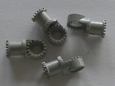 4 x LEGO Technic 4273a Old Gray Axle Pin Connector Toggle Joint Toothed na sprzedaż  Wysyłka do Poland