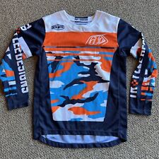 Camiseta Troy Lee Designs GP tamanho juvenil pequena camuflagem motocross supercross moto infantil comprar usado  Enviando para Brazil