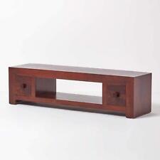 Used, Dakota Dark Wood TV Unit with 2 Drawers Mango Wood Living Room Furniture for sale  Shipping to South Africa