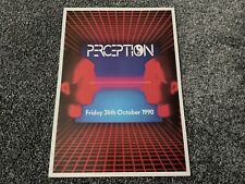 Perception rave flyer for sale  CLACTON-ON-SEA
