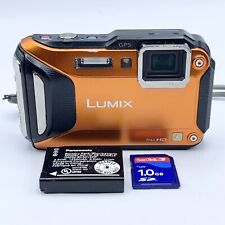 Cámara digital Panasonic Lumix DMC-TS5 16,1 MP naranja impermeable a prueba de golpes, usado segunda mano  Embacar hacia Argentina
