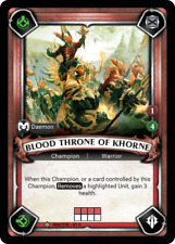 Blood throne khorne usato  Italia
