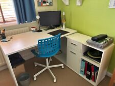 Shaped computer desk for sale  POOLE