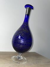 Carafe cristal bleu d'occasion  Thonon-les-Bains