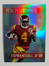 Stephen Mitchell Jr. 2018 Sage Hit Peak Performance SILVER AUTO USC Trojans /10 for sale  Shipping to South Africa
