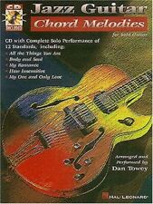 Jazz Guitar Chord Melodies for Solo Guitar by Dan Towey Hal Leonard w/CD for sale  Shipping to South Africa