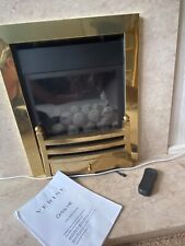 Verine Orbis HE Gas (coal effect fuel bed) Fire with Remote Control and frame for sale  MACCLESFIELD