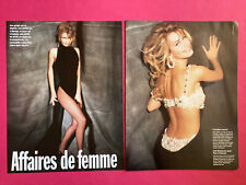 Claudia Schiffer Vogue Paris 1990 affaires femme d' Orazio presse éditorial mode comprar usado  Enviando para Brazil