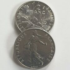 50 centimes 1/2 franc semeuse (1965 -2000) choose date & state til salg  Sendes til Denmark