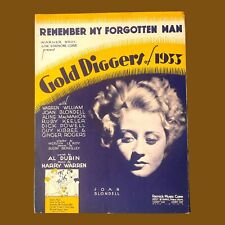 Ukulele de guitarra Remember My Forgotten Man partitura Gold Diggers Of Banjo 1933 comprar usado  Enviando para Brazil
