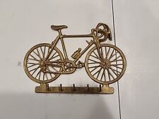 Porta llaves de bicicleta de latón vintage decoración 8 pulgadas de largo segunda mano  Embacar hacia Argentina