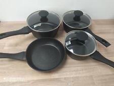 Used, Salter Pan set  4 Piece Megastone Aluminium cookware sauce & frying Pan for sale  Shipping to South Africa