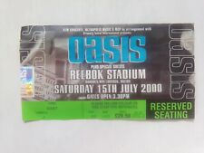 Oasis ticket stub for sale  SHEFFIELD