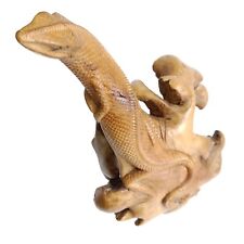 Lizard sculpture wooden d'occasion  Expédié en Belgium