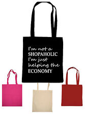 Shopaholic tote eco for sale  UK