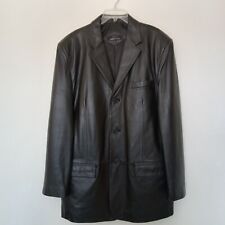 Casaco/blazer de couro preto vintage comprar usado  Enviando para Brazil