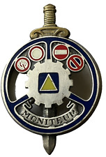 Military train badge d'occasion  Expédié en Belgium