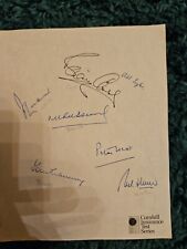 Cricket related autographs for sale  WELLS
