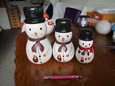 wooden snowman for sale  CREDITON