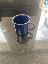 Enamel mug blue for sale  EAST BOLDON