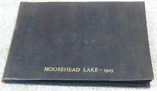 Álbum de fotos antigo Moosehead Lake pesca e acampamento dezenove páginas. comprar usado  Enviando para Brazil