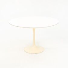 Mesa de comedor Eero Saarinen de los años 60 para tulipán en blanco laminado con parte superior de 47 pulgadas segunda mano  Embacar hacia Argentina