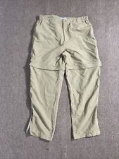 Used, Campmor  Nylon Tan Convertible Pants To Shorts Hiking size large men inseam 28 for sale  Shipping to South Africa