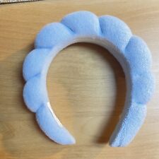 Cloud Sponge Light Blue Terrycloth Headband For Washing Face Hair Styling Bands for sale  Shipping to South Africa