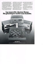1975 sony advertisement d'occasion  Expédié en Belgium