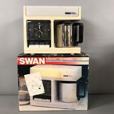 Swan Compact Teasmade Machine #10883 Electric 2 Pot Tea System Vintage Boxed -CP for sale  Shipping to South Africa