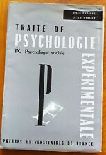 Traite psychologie experimenta d'occasion  Châtellerault