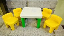 Lote de 4 cadeiras Little Tikes vintage casa de bonecas família móveis de cozinha comprar usado  Enviando para Brazil