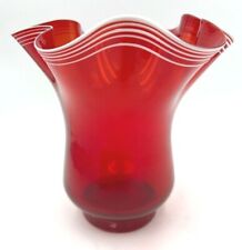 Red art glass for sale  Denver