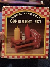 Redwood picnic table for sale  Linden