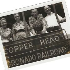 Foto de filme instantâneo vintage pessoas ferrovia coronado cabeça de cobre trem Clifton AZ comprar usado  Enviando para Brazil