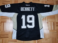 CAMISA DE HÓQUEI VINTAGE PITTSBURGH PENGUINS #19 BENNETT FIGHT STRAP REEBOK NHL 48, usado comprar usado  Enviando para Brazil