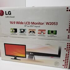 LG Flatiron W2053TX LCD 20 Inch Widescreen Flat Panel Computer Monitor Display for sale  Shipping to South Africa
