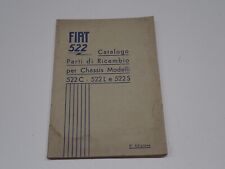 Fiat 522 catalogo usato  Bussoleno