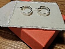 James Avery Retired Hammered Simplicity Hoop Earrings for sale  Conroe