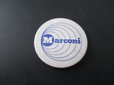 Marconi pin badge for sale  HARWICH
