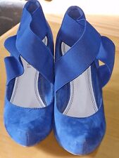 Pumps yessica royalblau gebraucht kaufen  Börrstadt